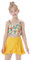 PATPAT Conjunto de Trajes de baño de 3 Piezas para niñas, Traje de baño con Top, Braga Bikini niña y Falda de baño, Bikini niña, Bikini Menstrual niña, Ropa de baño 5-12 años 110-152cm