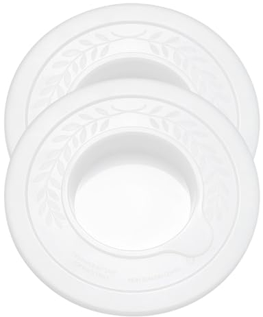 Mixer Bowl Cover for KitchenAid 7 Quart Bow-Lift Stand Mixers of 6.9 L, Splatter Guard Lids Reduce Messes and Keep Countertop Clean (Pack of 2)
