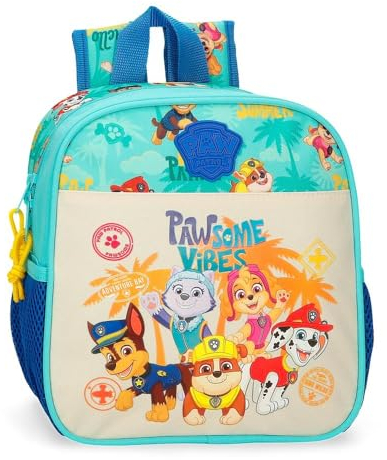 Paw Patrol Paw Patrol Pawsome Vibes Kindergartenrucksack, Blau, 23 x 25 x 10 cm, Polyester, 5,75 l, blau, Kindergarten-Rucksack