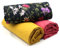 VmG-Store 1,5m Baumwollstoff Set Designstoff + 2x Uni farblich abgestimmt 100% Baumwolle Material Auswahl (Blumen Set41)