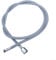Kitchen Faucet Pull Out Replacement Hose, Kitchen Basin Hot And Cold Water Faucet Nylon Hose Spray Head Sink Faucet Parts(Snap-Gray)