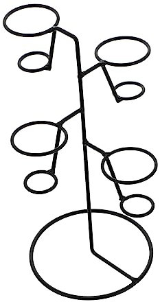 MAGICLULU Cone Storage Rack in Black Made of Iron Material for Ice Cream Display This Practical Ice Storage Holder Is Stable Display for Party Settings Use Efficiently