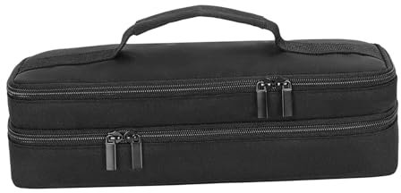 AsrMyjcx Drucker-Aufbewahrungstasche, Drucker-Tragetasche, tragbarer kompakter Organizer-Koffer für USB-Kabelstifte für Reisen, Arbeitsgeschäft, Unternehmen