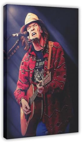 ocvdfss Poster Neil Young 09 Leinwandposter Schlafzimmer Dekor Landschaft Büro Zimmer Dekor Geschenk 30 x 45 cm
