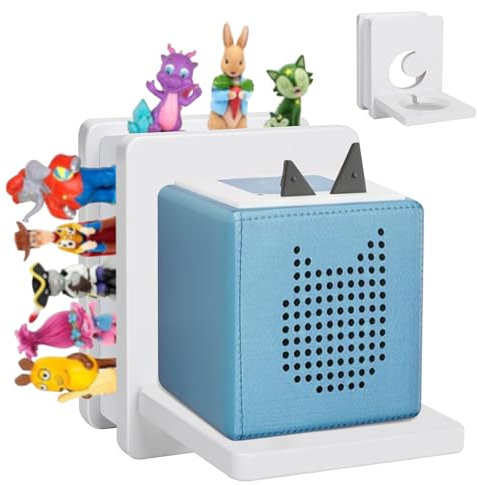 Kelens Tonie Box Regal Magnetisch|Wooden Tonie Figuren Regal für 15-20 Tonie Figuren|Tonie Aufbewahrung im Kinderzimmer für Mädchen & Jungen