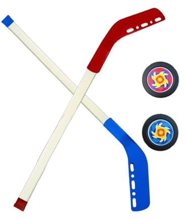 Ice Hockey Sticks for Kids - Kids Street Hockey Stick and Ball Set, Youth Hockeys Training Equipment for Children Lawn Games