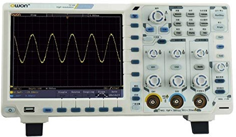 Osciloscopio, 200MHz XDS3202 osciloscopio digital Y 2GS / s, Funciones Data Logger + multímetro + generador de forma de onda como N-en-1