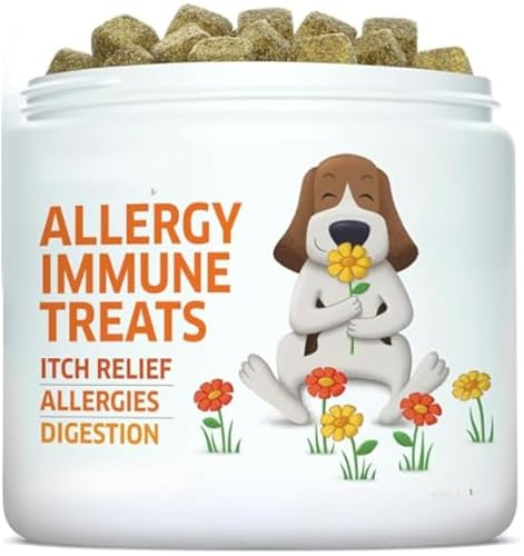 Sollievo dall'allergia del cane: prodotti da masticare per l'allergia al cane, sollievo dal prurito del cane, pelle e pelo sani
