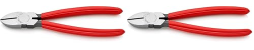 KNIPEX Seitenschneider mit Kunststoff überzogen 180 mm, 70 01 180 EAN (Packung mit 2)