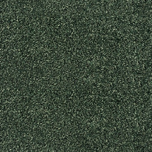 247Floors Flecked Twist Pile Carpet Roll, Hardwearing Felt Backing (4m x 4m, Dark Green)