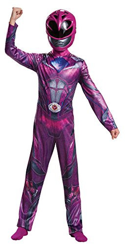 Disguise Power Ranger Movie Classic Costume, Pink, Small (4-6X)