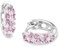 Prinzessin Lillifee Orecchini a cerchio in Argento Sterling 925 per bambine, con zirconi sintetici, 1,2 cm, rosa, in confezione regalo, 2016523