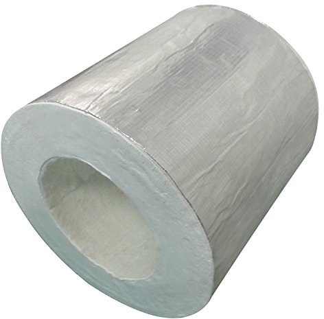 Edelstahlschornstein Schornstein doppelwandig DW 130 Brandschutzhülse Brandschutzwanddurchführung Länge 360 mm inkl. Wandblende