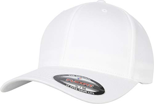 Flexfit Cap Organic Cotton Cap, White, L/XL, 6277OC