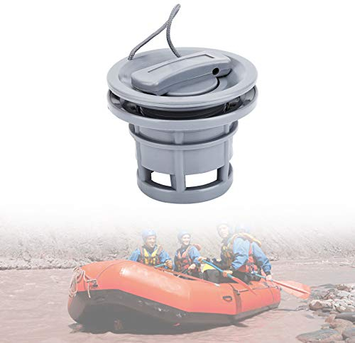 Yosoo Health Gear Bootsluftventil, Schlauchboot Ventil, Ventil für sup, Sup Ventil Ersatz des Bootsgasventils, PVC-Bootsventil für Schlauchboote, Flussflöße und Kajaks (grau)
