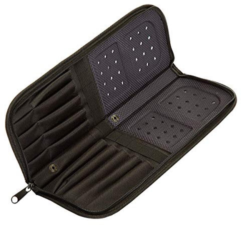 Cuasting 29Cm Artist Paint Brush Holder Zippered Brush Case for Oil Acrylic Watercolor Brush Breathable Painting Kit