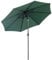 Outsunny Ombrellone da Giardino 3x2.5 m Inclinabile, con Manovella e Palo Smontabile, in Metallo e Poliestere Verde