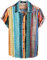 VATPAVE Mens Floral Hawaiian Shirts Short Sleeve Button Down Beach Shirts Medium Multicolor
