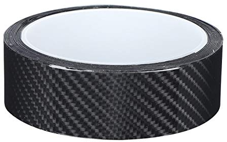 Adesivo per paraurti bagagliaio antigraffio per porta auto universale Pellicola protettiva in fibra di carbonio nera per camion Moto Auto Motorcycle(3CM*3M)