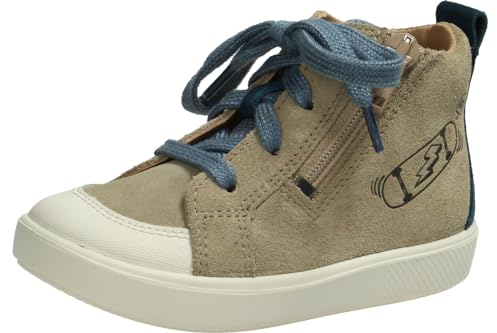 Superfit Jungen Supies Lauflernschuhe, Beige Blau 4000, 23 EU