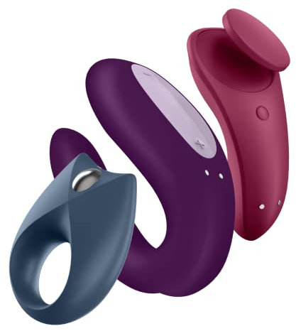 Satisfyer Partnerbox 3 | App-gesteuerte Lustbox mit Double Joy, Sexy Secret, Royal One | Wiederaufladbar & wasserdicht (IPX7)