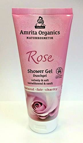 Amrita Organics Naturkosmetik Rose Duschgel Shower Gel 200 ml