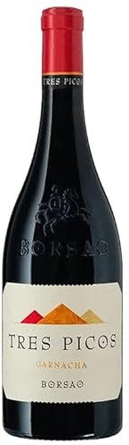 Vino Tinto Tres Picos de 75 cl - D.O. Campo de Borja - Bodegas Borsao (Pack de 1 botella)