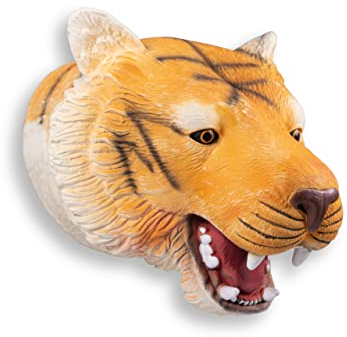 Wild Play Puppen – Tiger von Deluxebase Kindertier Handpuppe Spielzeug