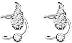 Viwind Ohr Manschette 925 Silber Ohrringe für Damen Engelsflügel Knorpel Ohrclip Silber Non-Piercing Ohrklemme mit Geschenkebox (Engelsflügel)