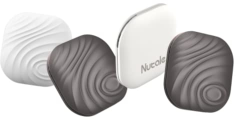 Nutale Air Tag Localisateur D'objets de Clé Portefeuilles Traceur Lot de 4 - iOS Uniquement - Fonctionne avec l’app Localiser avec Porte Clés - pour Clés, Portefeuille, Sacs, Valises