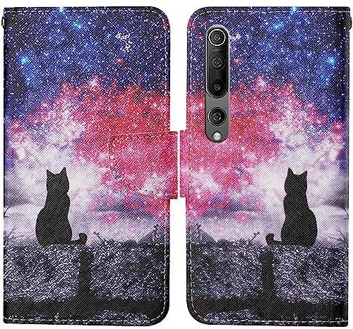 Verpotex Kompatibel mit Xiaomi Mi 10/ Mi 10 Pro Hülle, Premium Handyhülle Lederhülle Leder Klappbar Flip Case Magnet Wallet Kartenfach Klapphülle Schutzhülle Hülle Xiaomi Mi 10/ Mi 10 Pro (Kat 3)