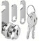 Ziyuya boîte aux lettres serrure clés similaires, armoire Cam Lock, boîte aux lettres serrure, serrure de tiroir, serrure de vanité, serrure de porte d'armoire, serrure de casier de meubles (16 mm)