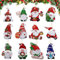 XLZJYIJ 12 Set 5D Diamond Painting Weihnachten Anhänger Kinder, Weihnachten Diamant Malerei SchlüSselbund, Weihnachten Wichtel Painting kit Weihnachtsbaum Deko