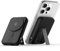 decqle 001 Magnetic Wireless Power Bank 10000mAh Foldable Stand Battery Pack Portable Charger Compatible with MagSafe for iPhone 12/13/14/15 Series 2024 (Black)002