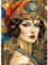 KEYIFA 5D DIY Diamond Painting Kits for Adults, Vintage Lady Full Drill Canvas Photo Diamond Art, Crystal Art Diamond Painting Craft Kits for Beginners, Home Wall Decor 30x40CM