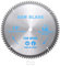 Kozelo Circular Saw Blade - [10 Inch x 80 Teeth x 5/8 Inch Arbor] Tungsten Carbide Tipped Table Miter Saw Blades with 5/8 Inch to 1/2 Inch 3/8 Inch Washer Adapters | Orange