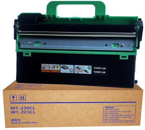HEMEINY WT-220CL WT-223CL Resttonerkartusche kompatibel mit DCP-9015CDW 9020CDW HL-3140CW 3150CDN 3152CDW 3172CDW L3230CDW L3270CDW 3180CDW MFC-9130CW 9330CDW 93400CDW CDW L37 10CW L3770CDW Drucker