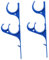 Alipis 1 Paar Pool Reinigungszubehör Vakuum Flamingo Pool Wassertest Set Montage Pool Heizungs Ausrüstungshalter Pool Wasserschlauch Hand Pool Queue Spielzeugstangen Kunststoff