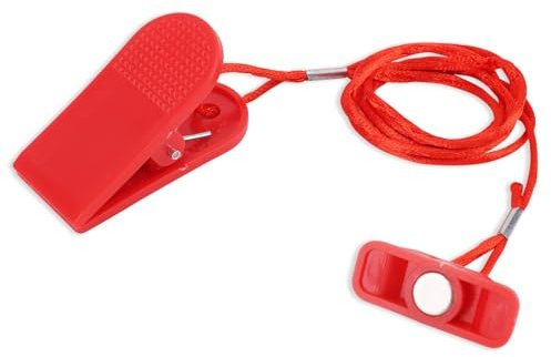 Gosknor Universal Treadmill Magnet Safety Keys, Rectangular Magnetic Emergency Stop Switch for Most Treadmills Running Machines