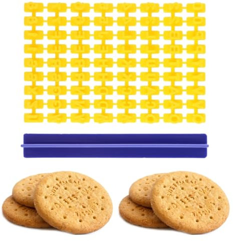 WUSJCOF Tampons à Biscuits Lettres, Chiffres et Caractères, 72 Pièces, Alphabet et Emporte Pièce, Outil de Décoration et Impression Fondant, Argile et Pâtisserie, Cookies Stamp Gâteau, Fondant