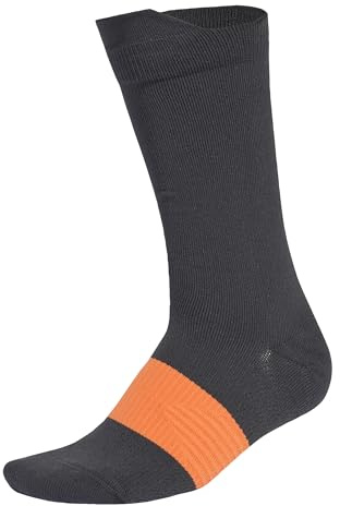 adidas Unisex RUNxGRAPHIC Sock 1PP, carbon/Dusky Orange, 42-45