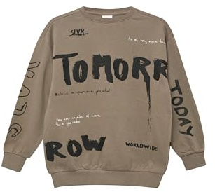 s.Oliver Oversized Sweatshirt mit All-Over-Print