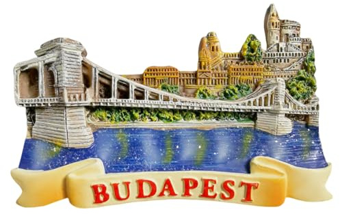Kühlschrankmagnet, Budapest, Ungarn, Reise-Souvenir, Kühlschrankdekoration, Magnetaufkleber, Basteln, 3D