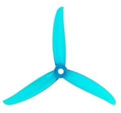 4PCS 5136 5,1x3,6 x3 3-Blatt PC Propeller for FPV Freestyle Quadcopter Racing Drone 5 Zoll requisiten DIY Teile(Blue)