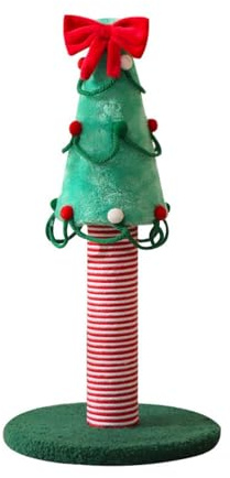 TAIZhiChen Tiragraffi per Gatti, tiragraffi per Gatti, Albero di Natale, Giocattolo Decorativo per Gattini per Giocare