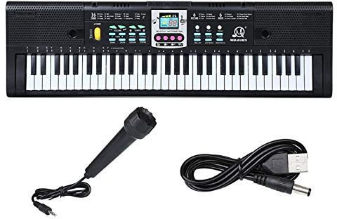 Elektronisches Keyboard mit 61 Tasten, elektronisches Keyboard, E-Piano für Kinder