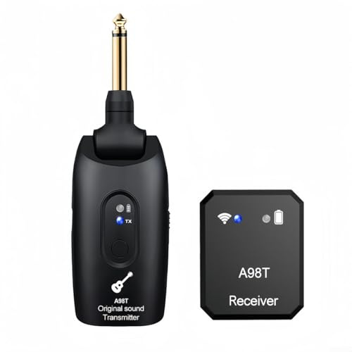 Sawhamale Sistema di monitoraggio in-Ear Wireless da 2,4 GHz con trasmettitore e Ricevitore, Bassa latenza
