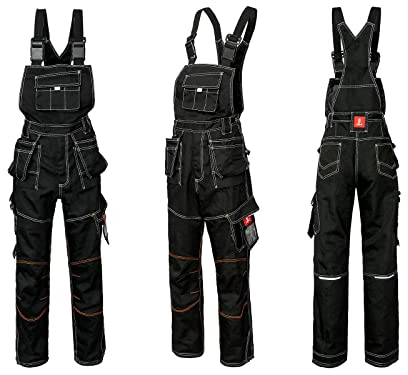 Urgent Latzhose Arbeitslatzhose Sicherheitshose Schutzhose Gr. 48-62 (URGB-LATZ) (46)
