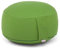 Bodhi Meditationskissen Rondo | ECO Serie | Yogakissen mit Kapokfüllung | Abnehmbarer Bezug aus 100% Bio-Baumwolle | Höhe 20 cm | Sitzkissen mit praktischer Trageschlaufe | Olivgrün