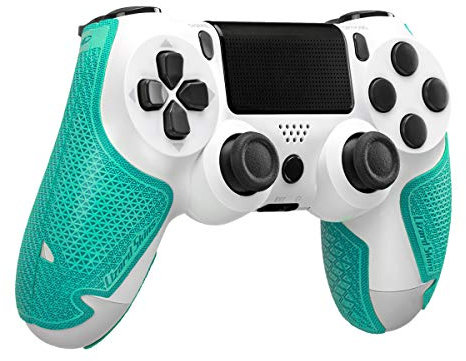 Lizard Skins Poignée de manette DSP pour manettes PS4 – Poignée de jeu PS4 – Compatible avec PlayStation 4 – 0,5 mm d'épaisseur – Pièces pré-découpées – Facile à installer – 10 couleurs (bleu